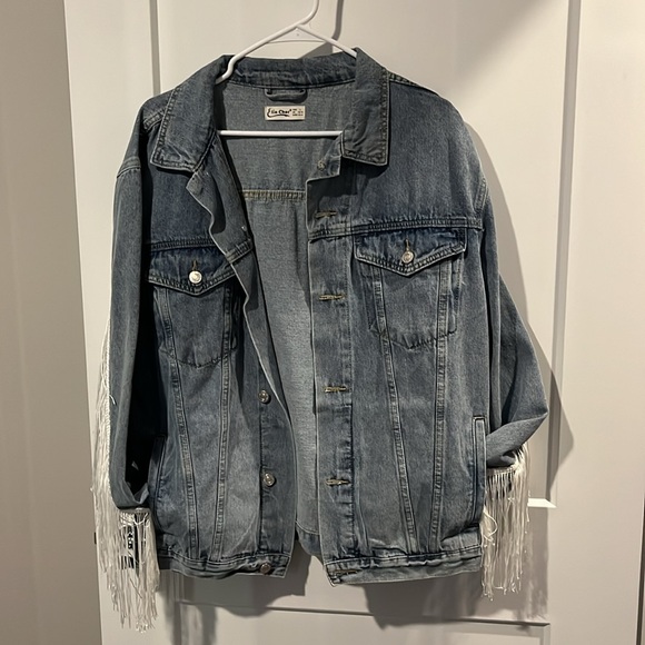 Fringe Denim Jacket - Picture 2 of 4